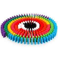 Load image into Gallery viewer, 120 Pcs/set Wooden Domino Institution Accessories Organ Blocks Rainbow Jigsaw Dominoes Montessori Educational Toys for Children